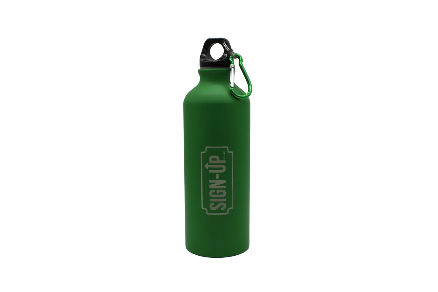 Custom Engraved 540 ml Matt Aluminium Bottle with Carabiner