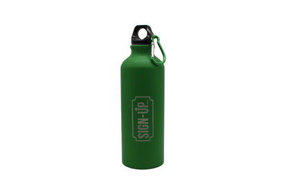 Custom Engraved 540 ml Matt Aluminium Bottle with Carabiner