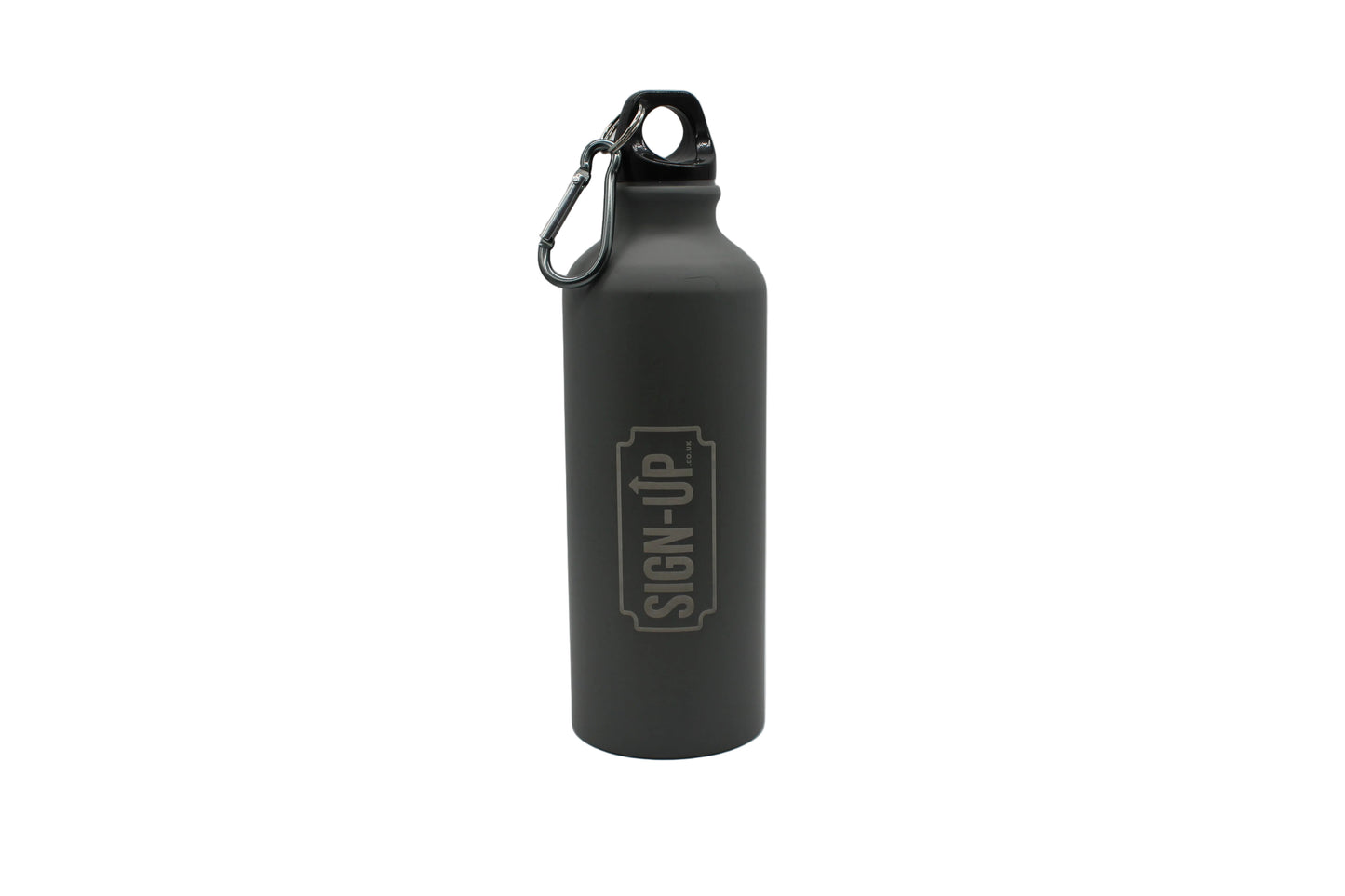 Custom Engraved 540 ml Matt Aluminium Bottle with Carabiner