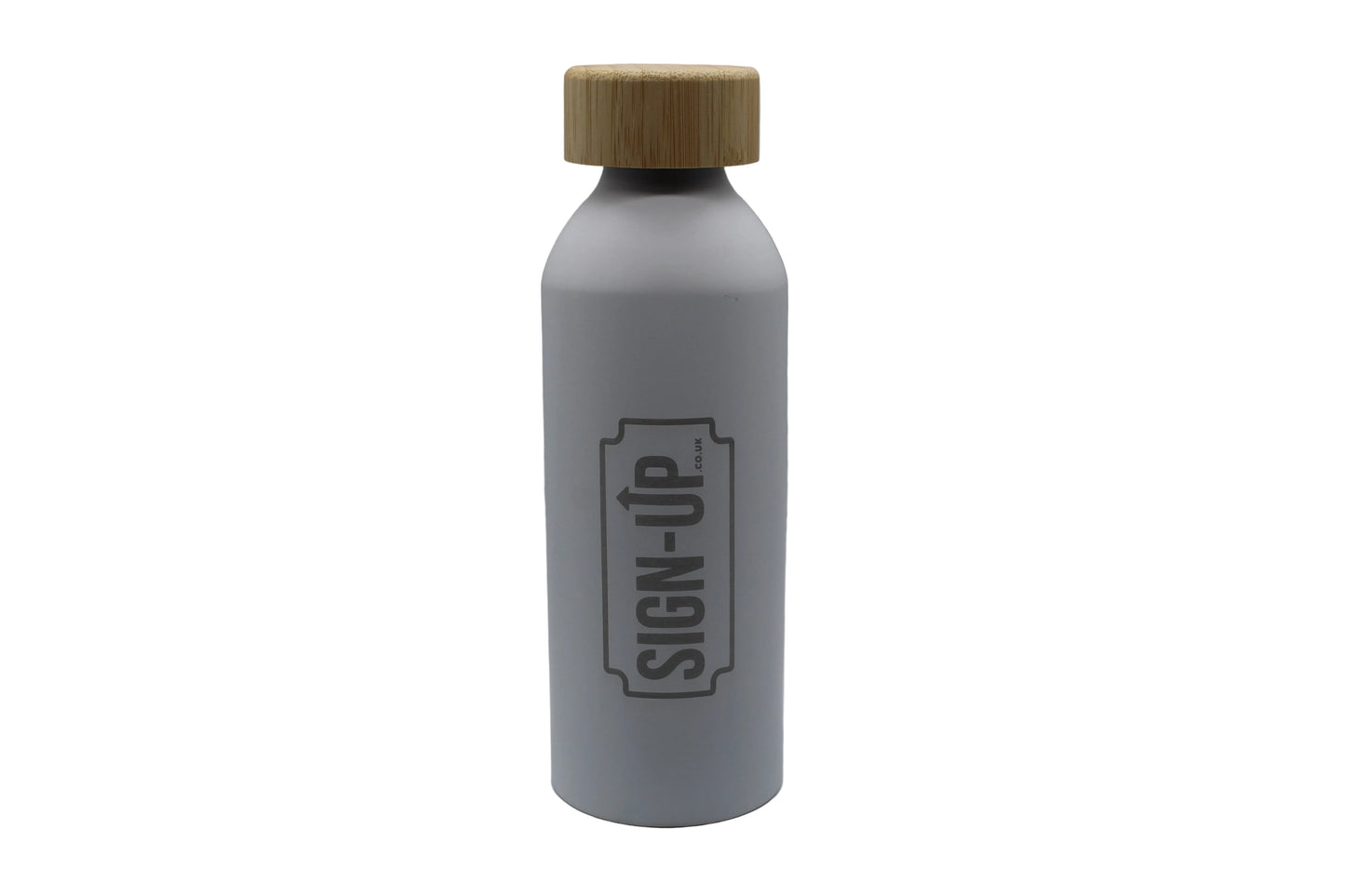 Custom Engraved 550 ml Aluminium Bottle with Bamboo Lid