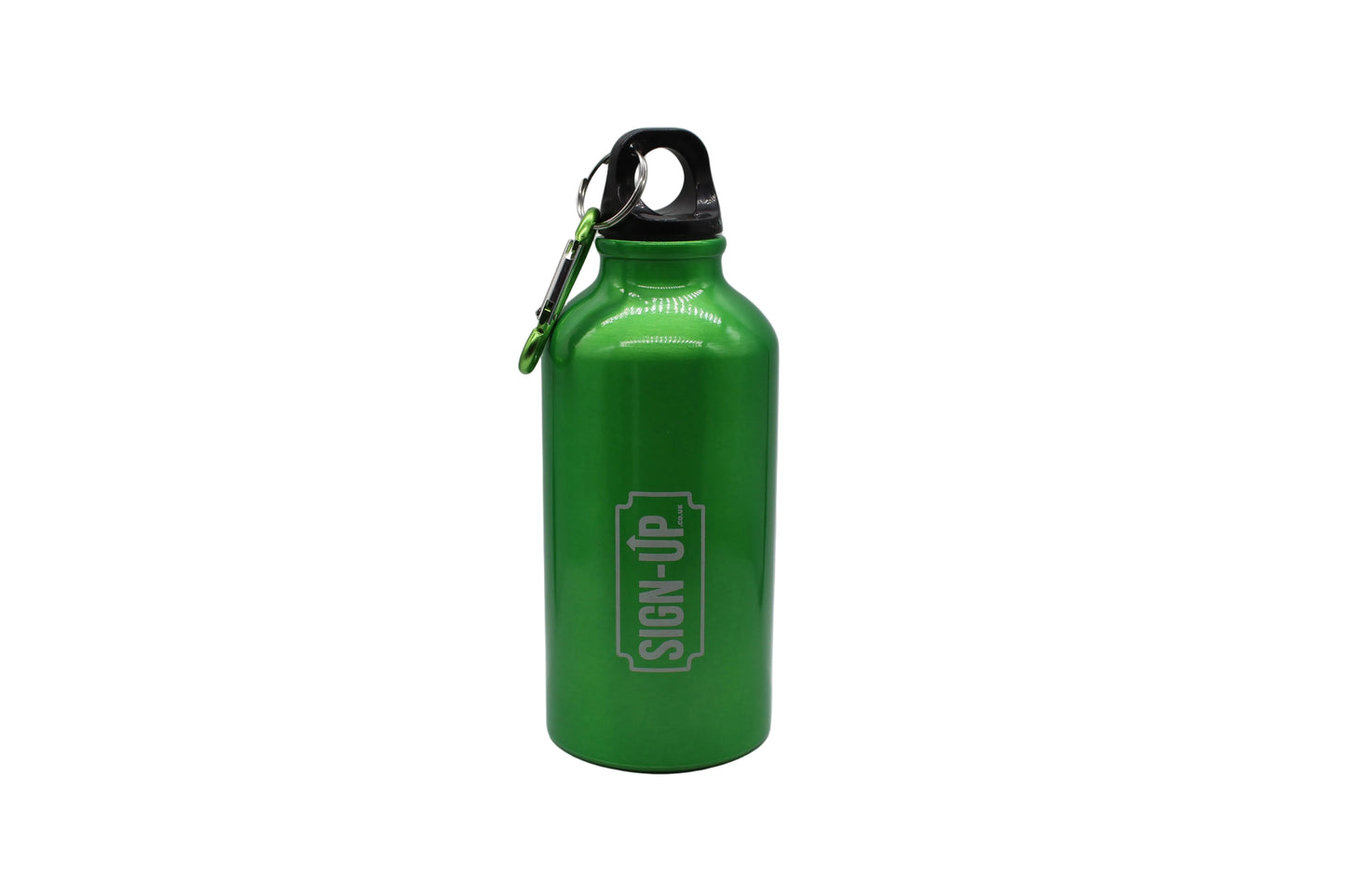 Custom Engraved 400 ml Aluminium Bottle with Carabiner
