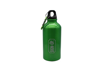 Custom Engraved 400 ml Aluminium Bottle with Carabiner