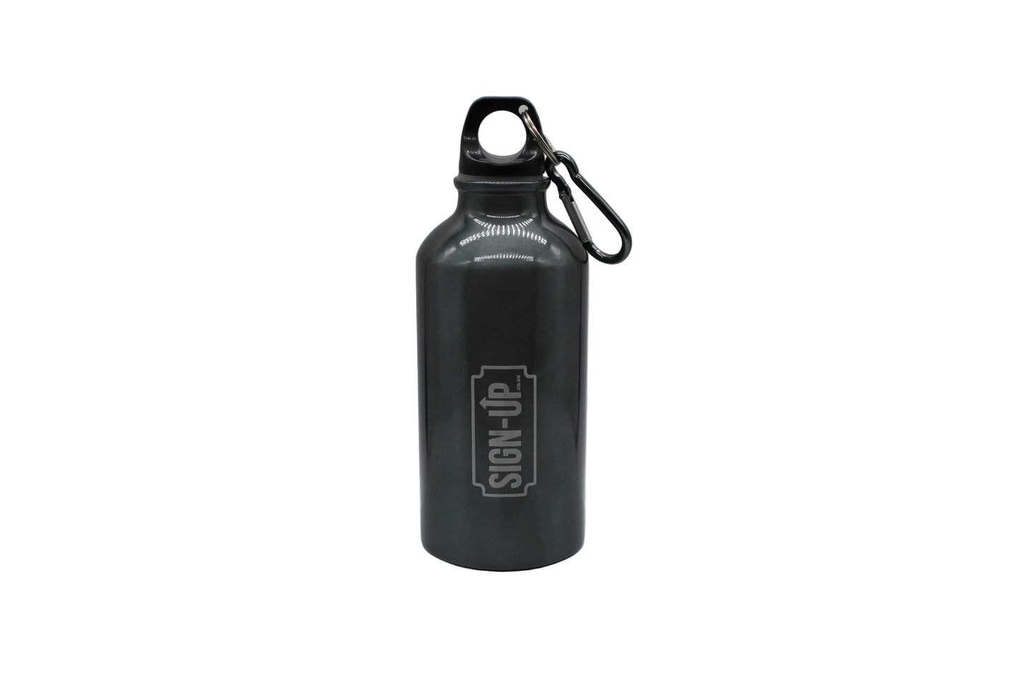 Custom Engraved 400 ml Aluminium Bottle with Carabiner