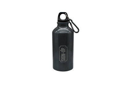Custom Engraved 400 ml Aluminium Bottle with Carabiner