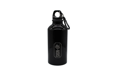 Custom Engraved 400 ml Aluminium Bottle with Carabiner