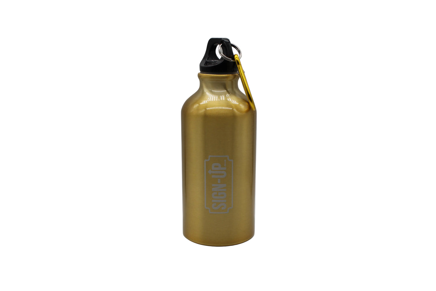 Custom Engraved 400 ml Aluminium Bottle with Carabiner