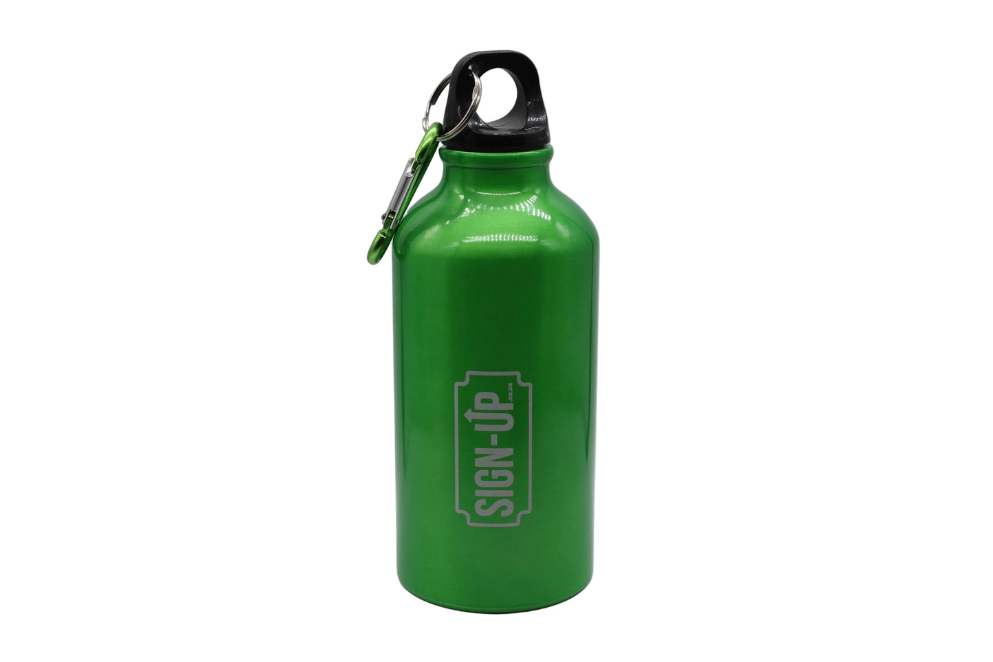 Custom Engraved 400 ml Aluminium Bottle with Carabiner