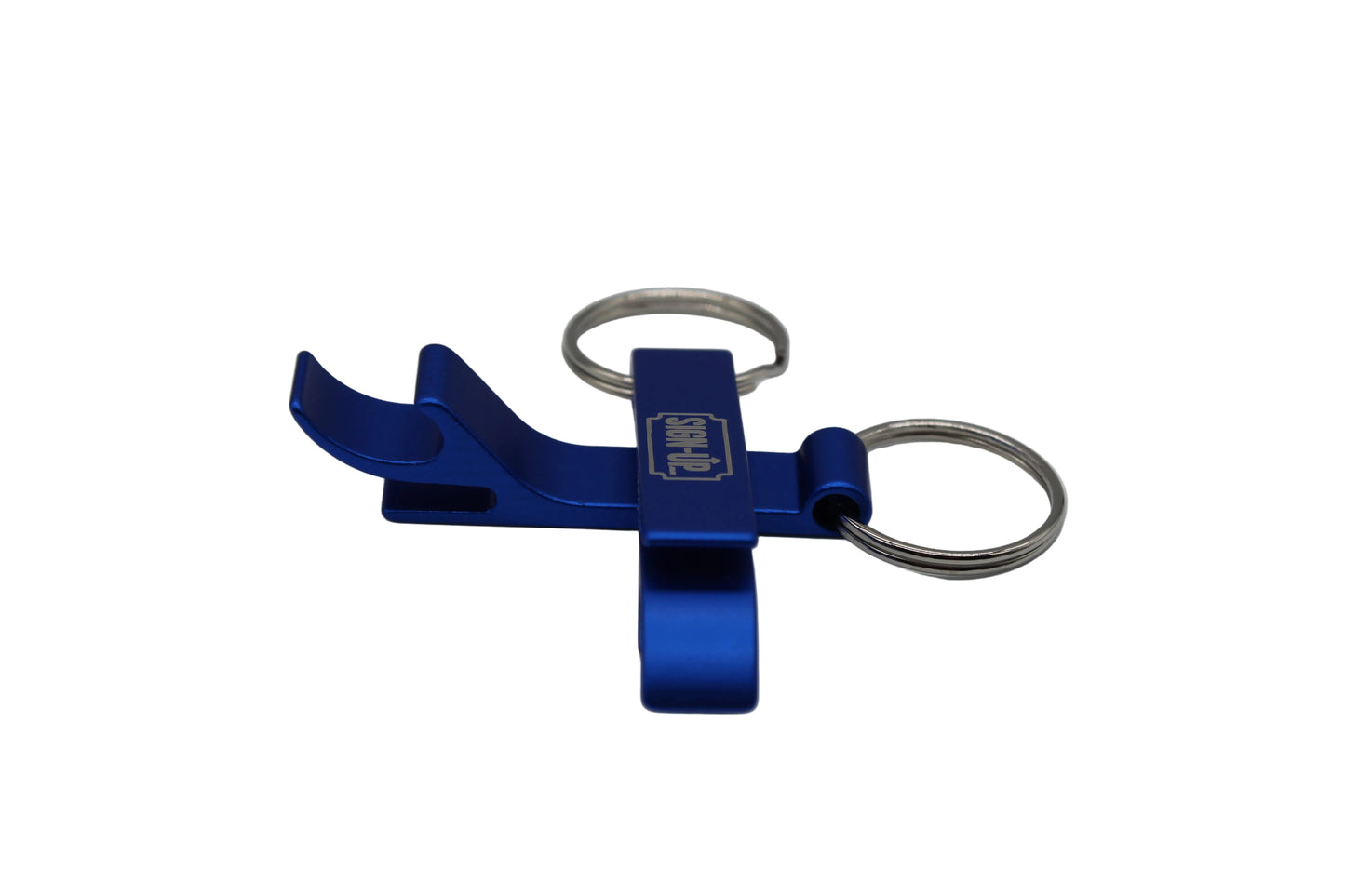 Custom Logo Engraved Bottle Opener Keyring