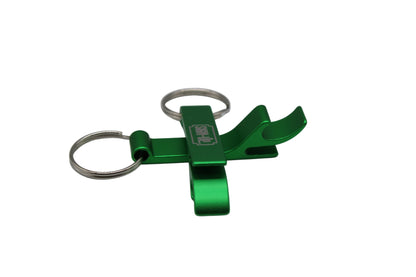 Custom Logo Engraved Bottle Opener Keyring