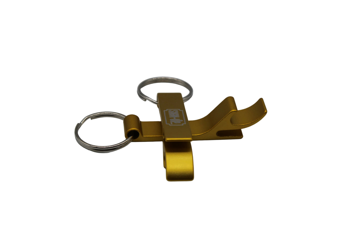 Custom Logo Engraved Bottle Opener Keyring