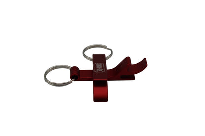 Custom Logo Engraved Bottle Opener Keyring