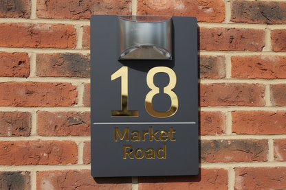 Rome - Acrylic Solar House sign