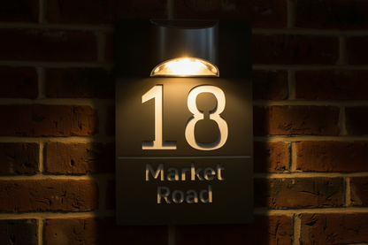 Rome - Acrylic Solar House sign