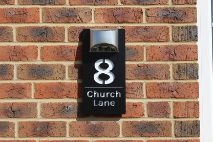 Rome - Acrylic Solar House sign