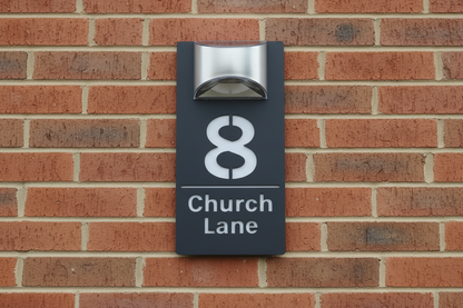 Rome - Acrylic Solar House sign