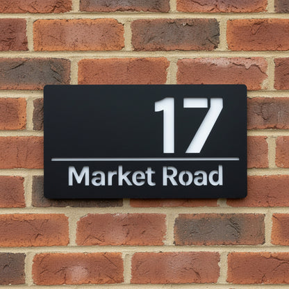 Milan - Acrylic House sign