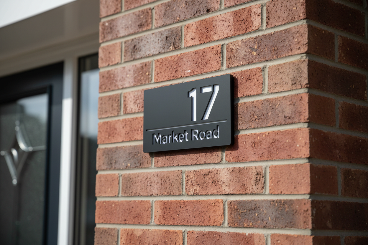 Milan - Acrylic House sign