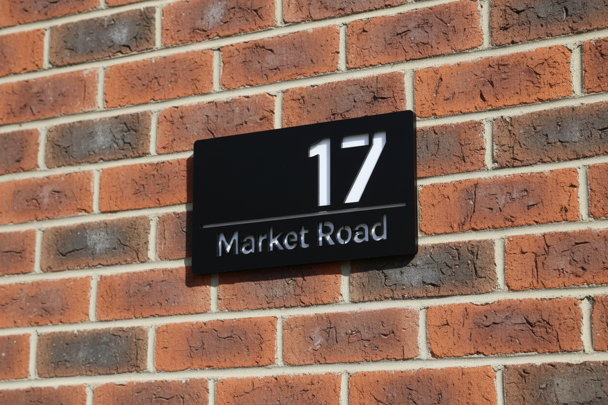 Milan - Acrylic House sign