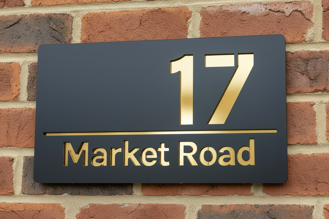 Milan - Acrylic House sign