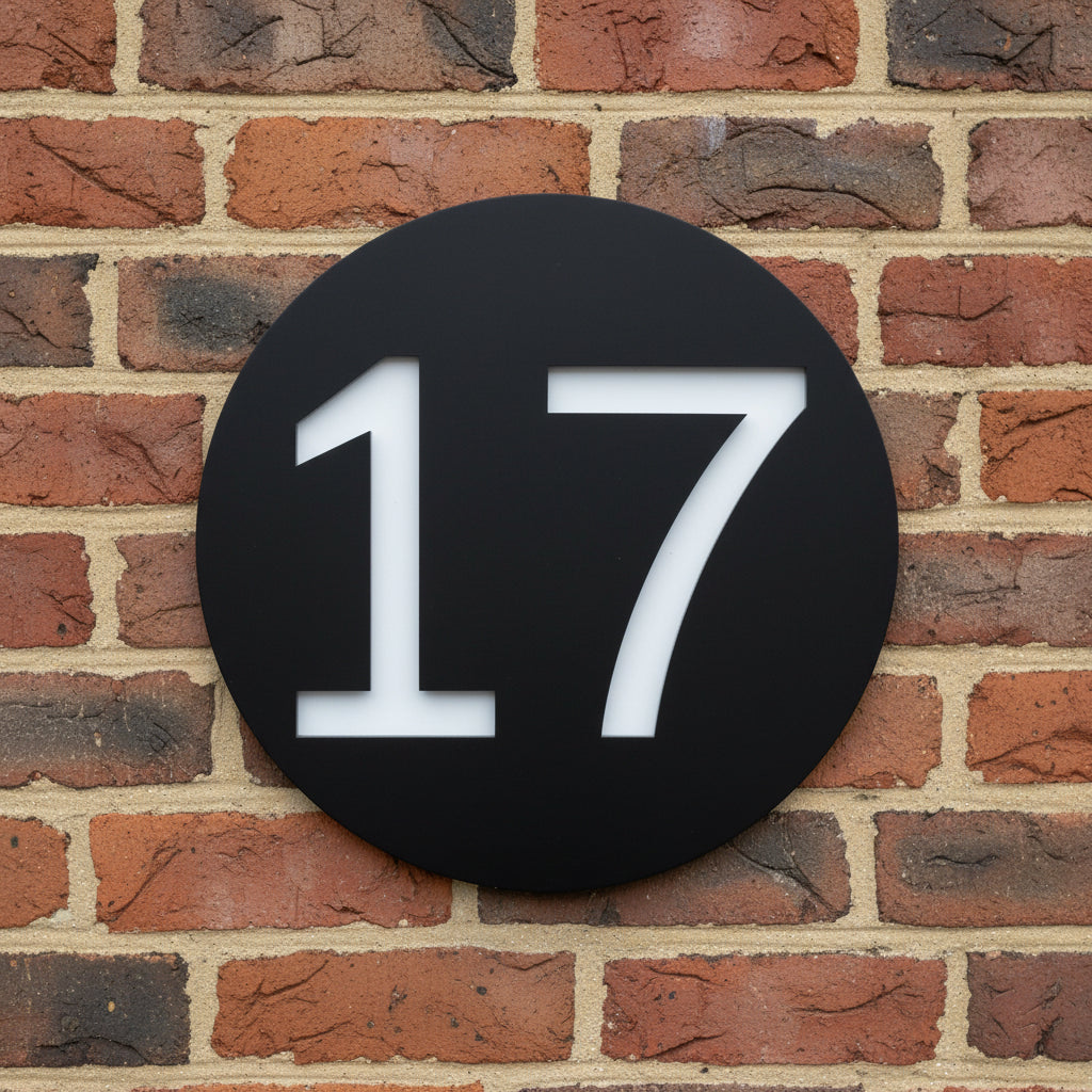 Sardinia - Round Acrylic House Sign