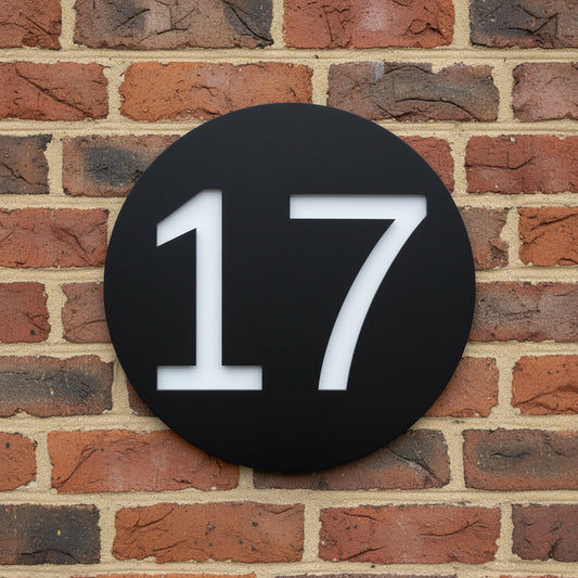 Sardinia - Round Acrylic House Sign