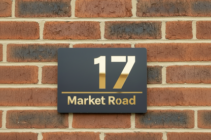 Milan - Acrylic House sign