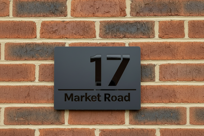 Milan - Acrylic House sign