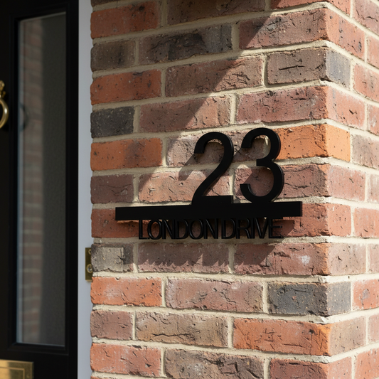 Amalfi - Solid 5mm Cutout Acrylic House Sign