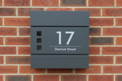 Personalised Engraved Letterbox Design 1