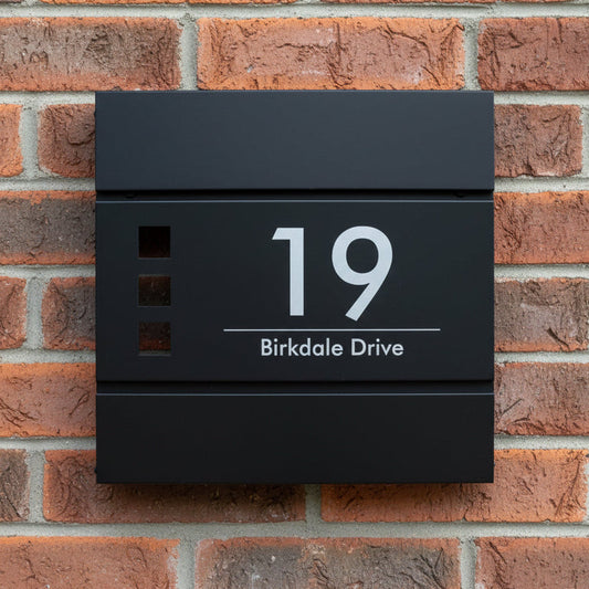Personalised Engraved Letterbox Design 1