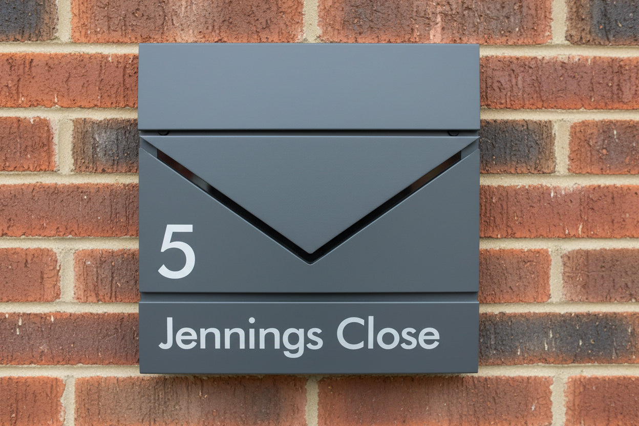 Personalised Engraved Letterbox Design 3