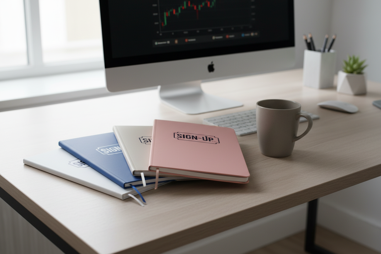 Personalised Branded Printed Logo A5 Notebook