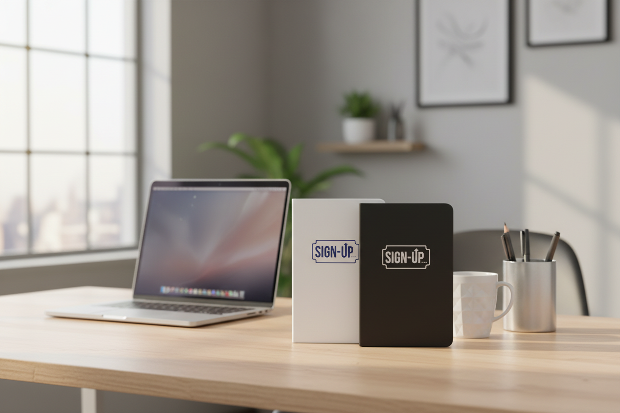 Personalised Branded Printed Logo A6 Pocket Notebook