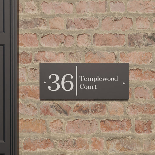 Sherwood - Engraved Slate House Sign