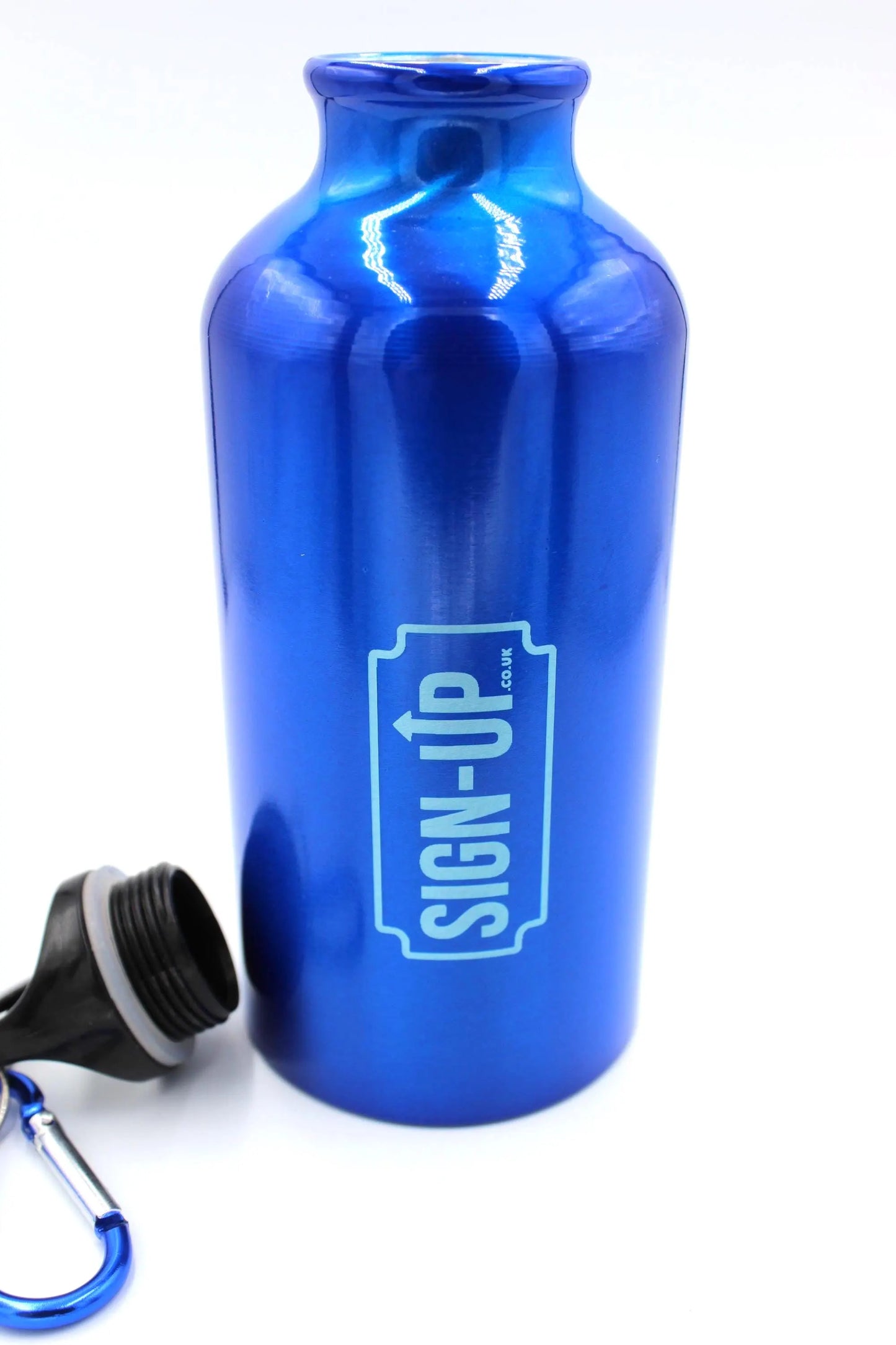 Custom Engraved 400 ml Aluminium Bottle with Carabiner