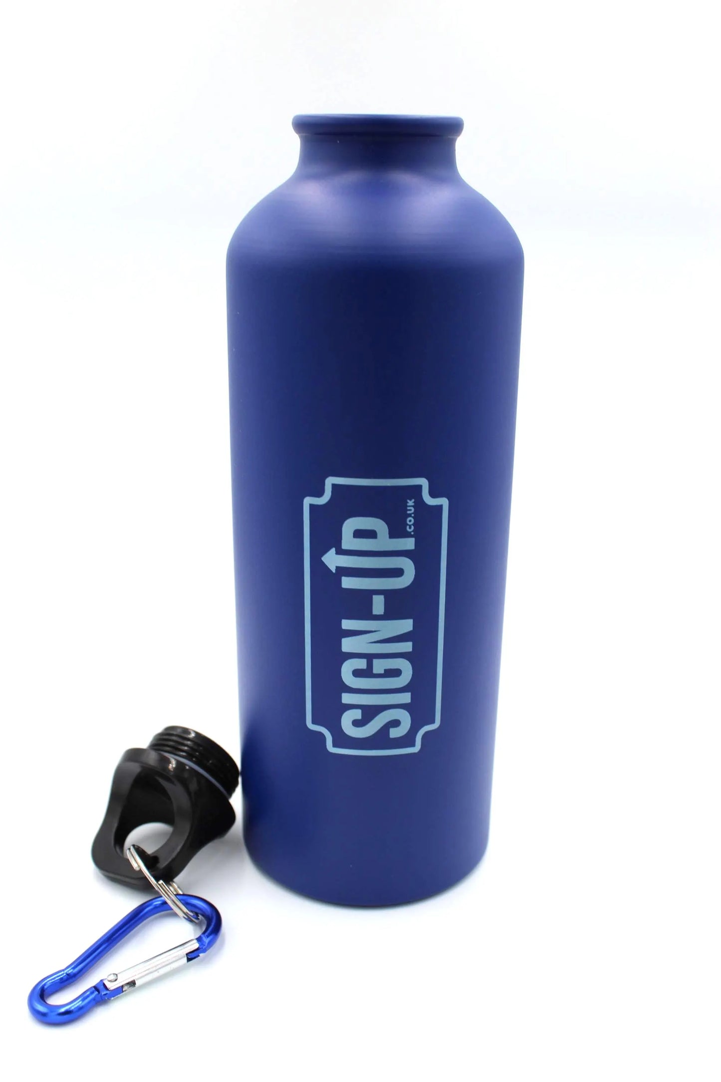 Custom Engraved 540 ml Matt Aluminium Bottle with Carabiner