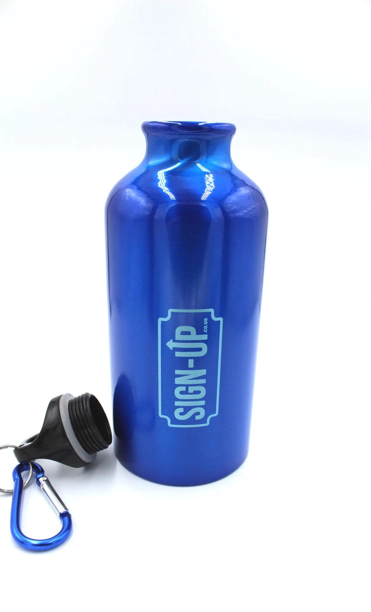 Custom Engraved 400 ml Aluminium Bottle with Carabiner