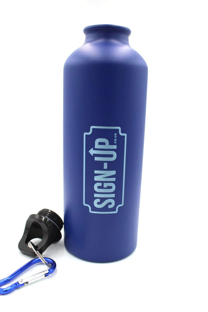 Custom Engraved 540 ml Matt Aluminium Bottle with Carabiner