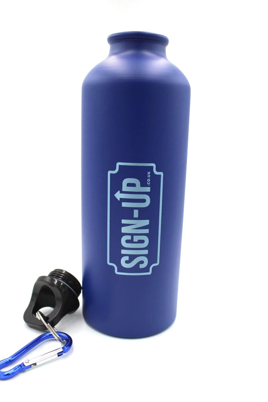 Custom Engraved 540 ml Matt Aluminium Bottle with Carabiner