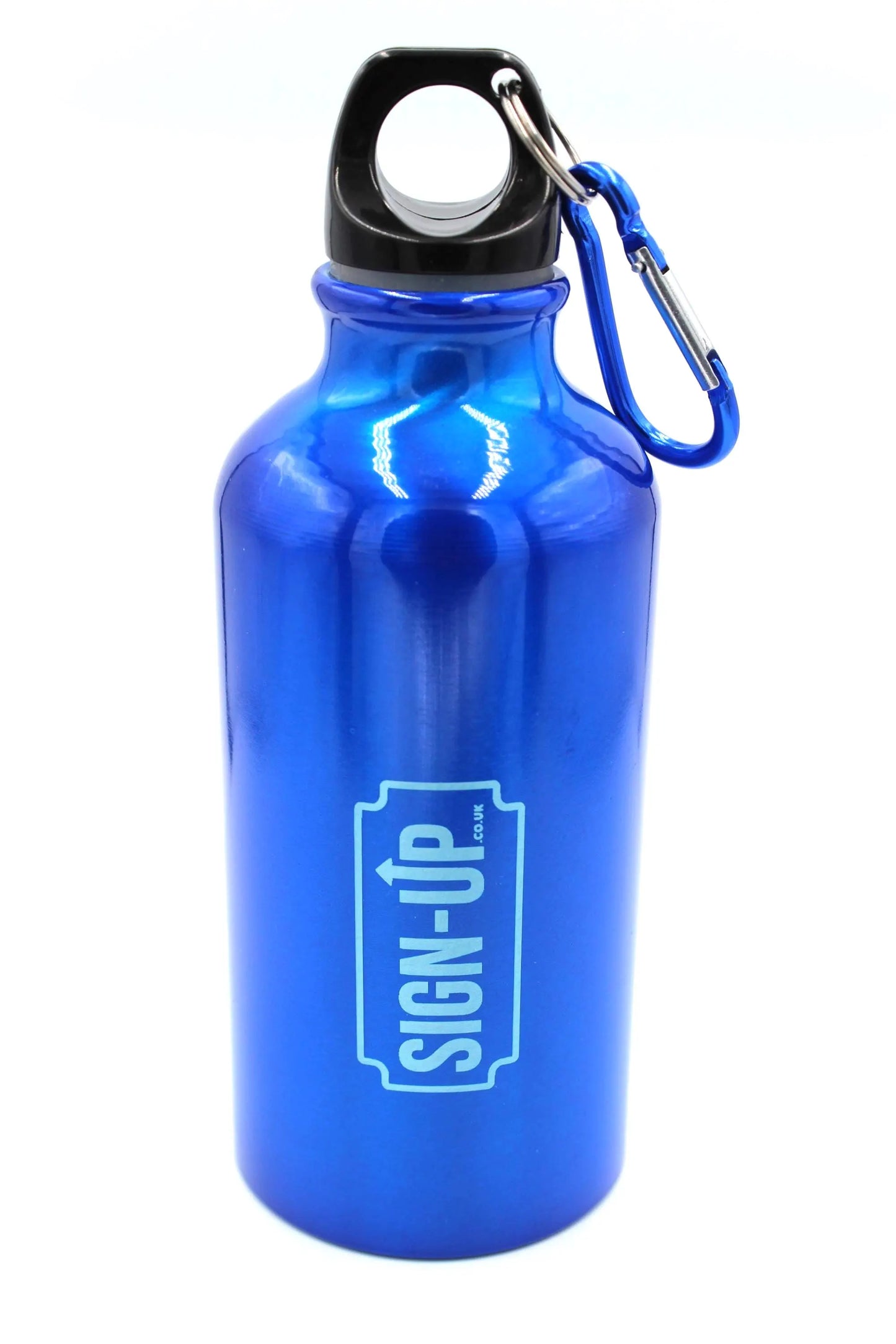 Custom Engraved 400 ml Aluminium Bottle with Carabiner
