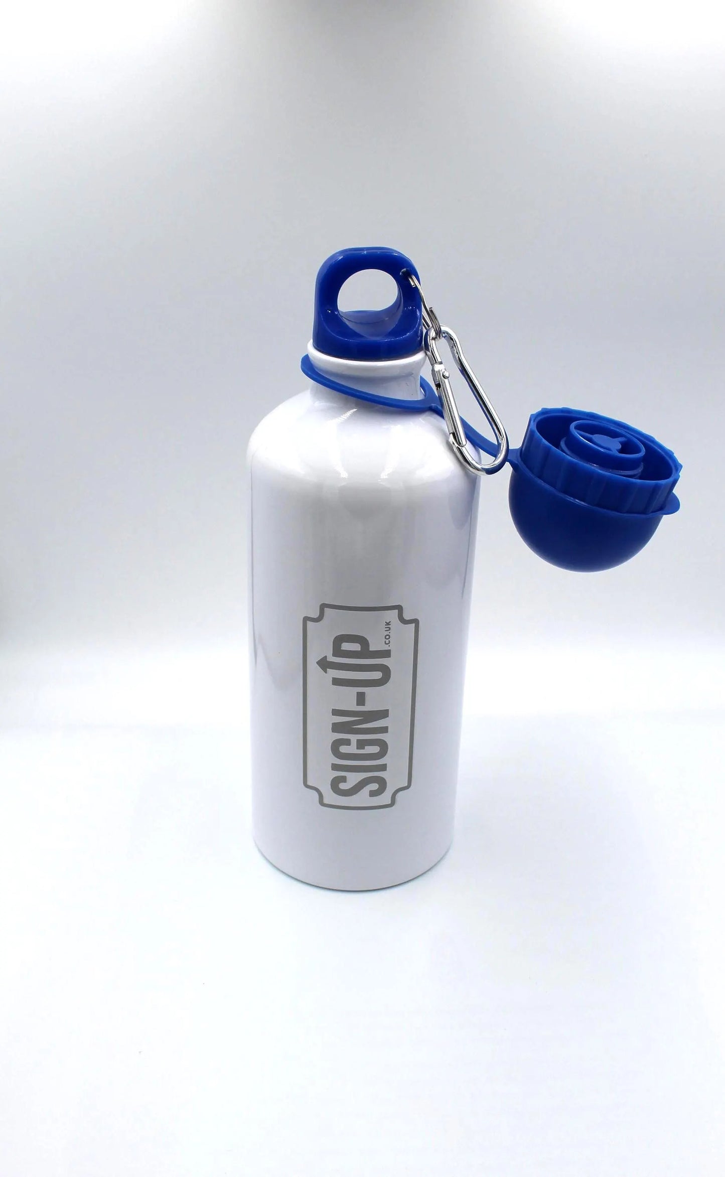 Custom Engraved 600 ml Aluminium Bottle with Sports Cap