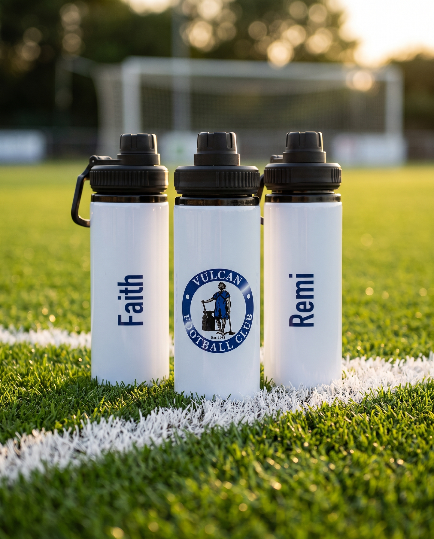 Sports Team Branded Printed 600 ml Aluminium Bottle with Handle