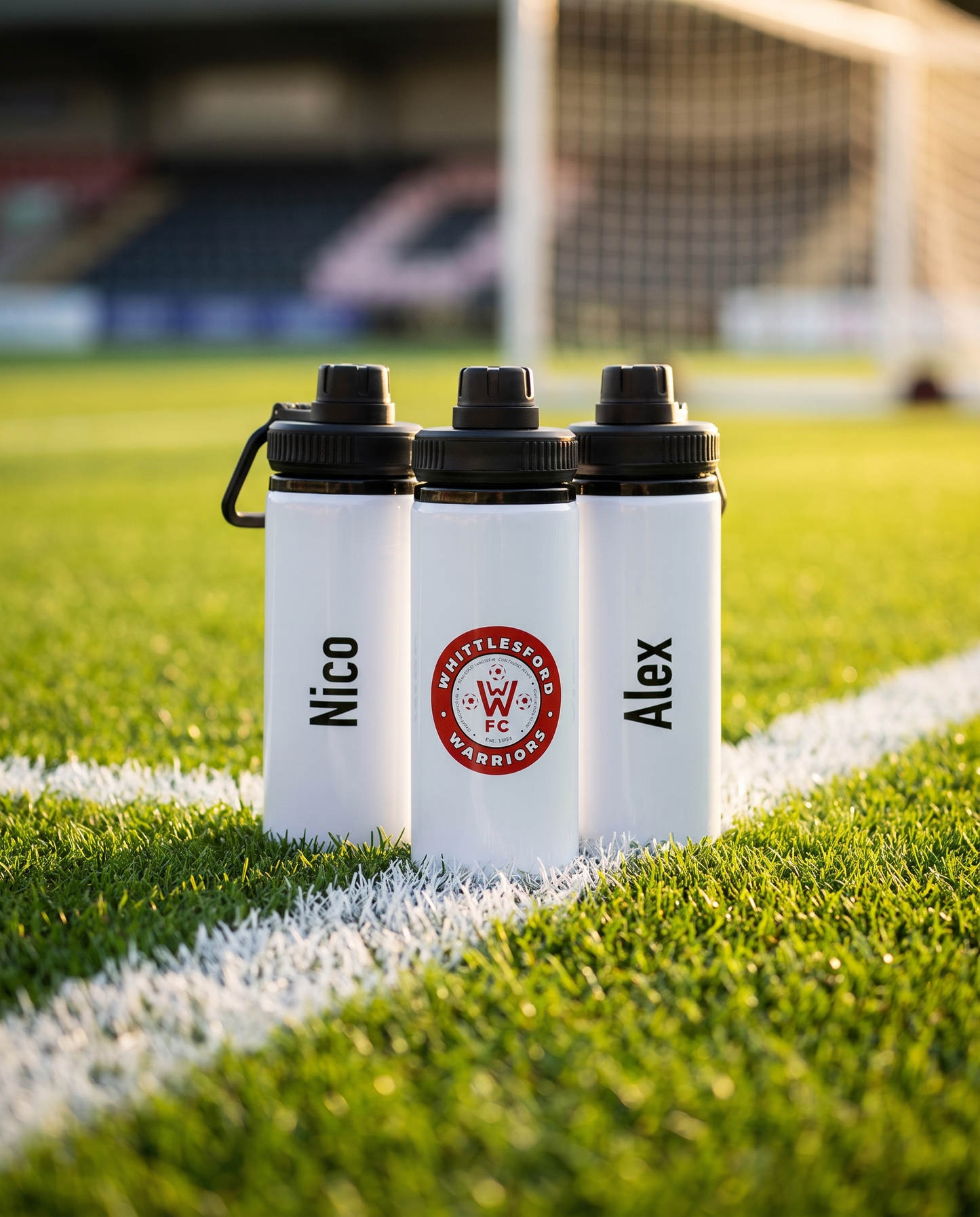 Sports Team Branded Printed 600 ml Aluminium Bottle with Handle