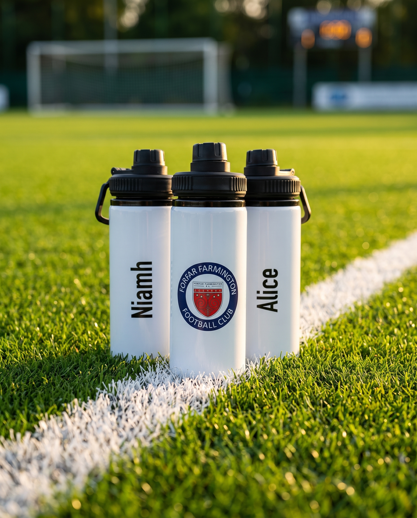 Sports Team Branded Printed 600 ml Aluminium Bottle with Handle