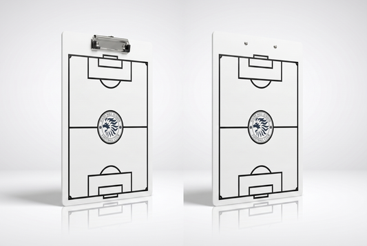 Personalised Branded Football Tactics Clipboard – Custom Club Crest Coaching Board