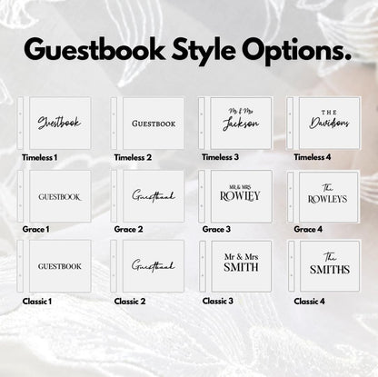 Guestbook & Welcome Sign Package, Pen Included