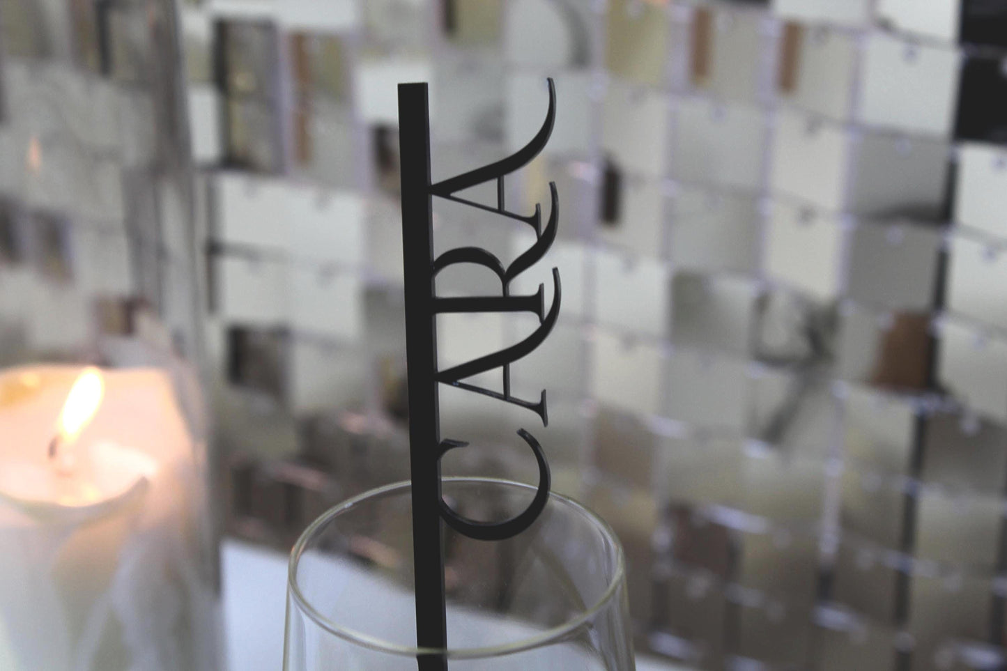 Acrylic Drink Stirrers & Table Place Names