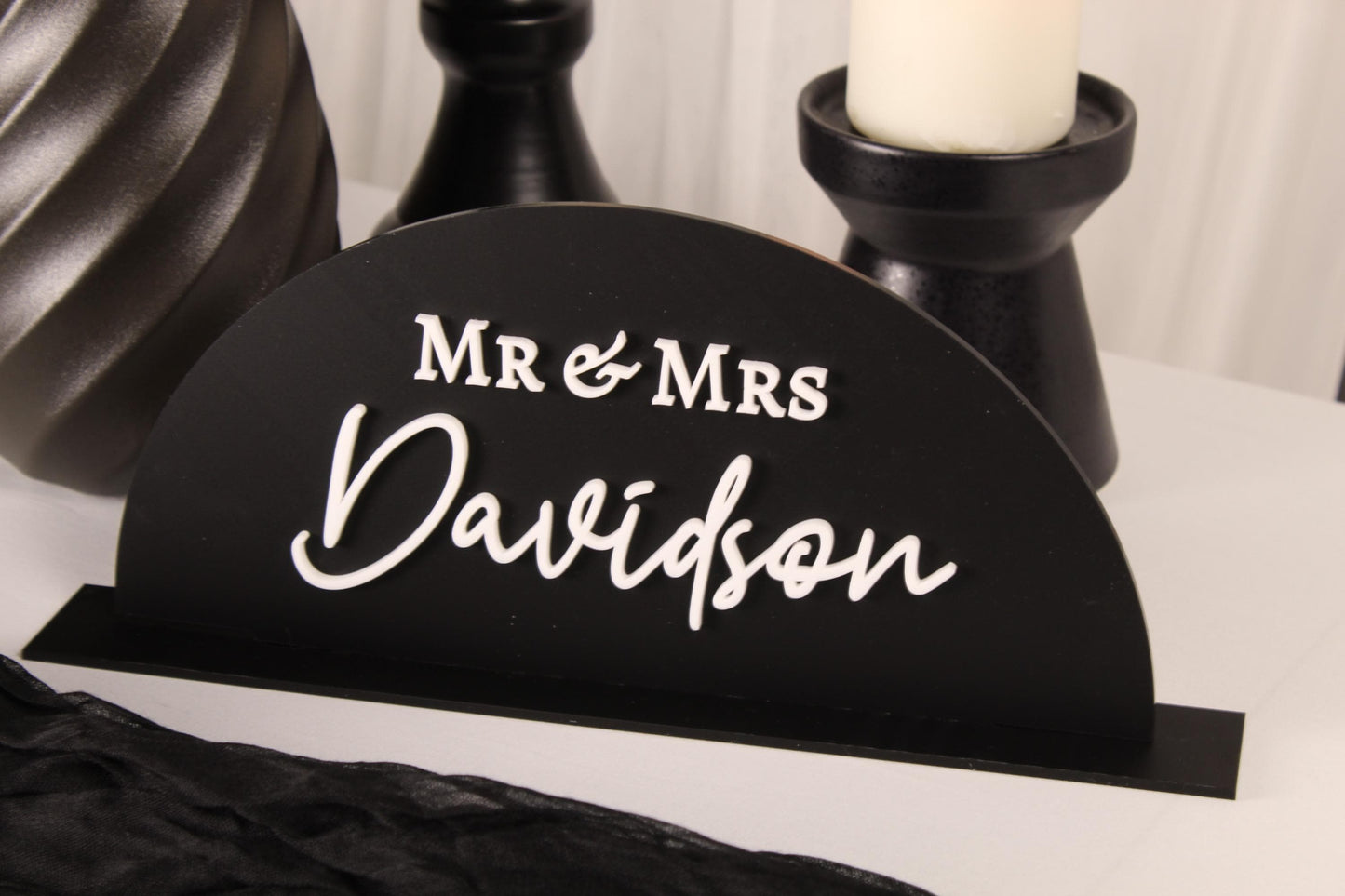 Acrylic Top Table Sign