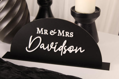 Acrylic Top Table Sign
