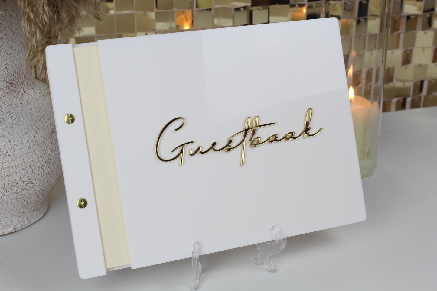 Personalised Acrylic Wedding Guestbook
